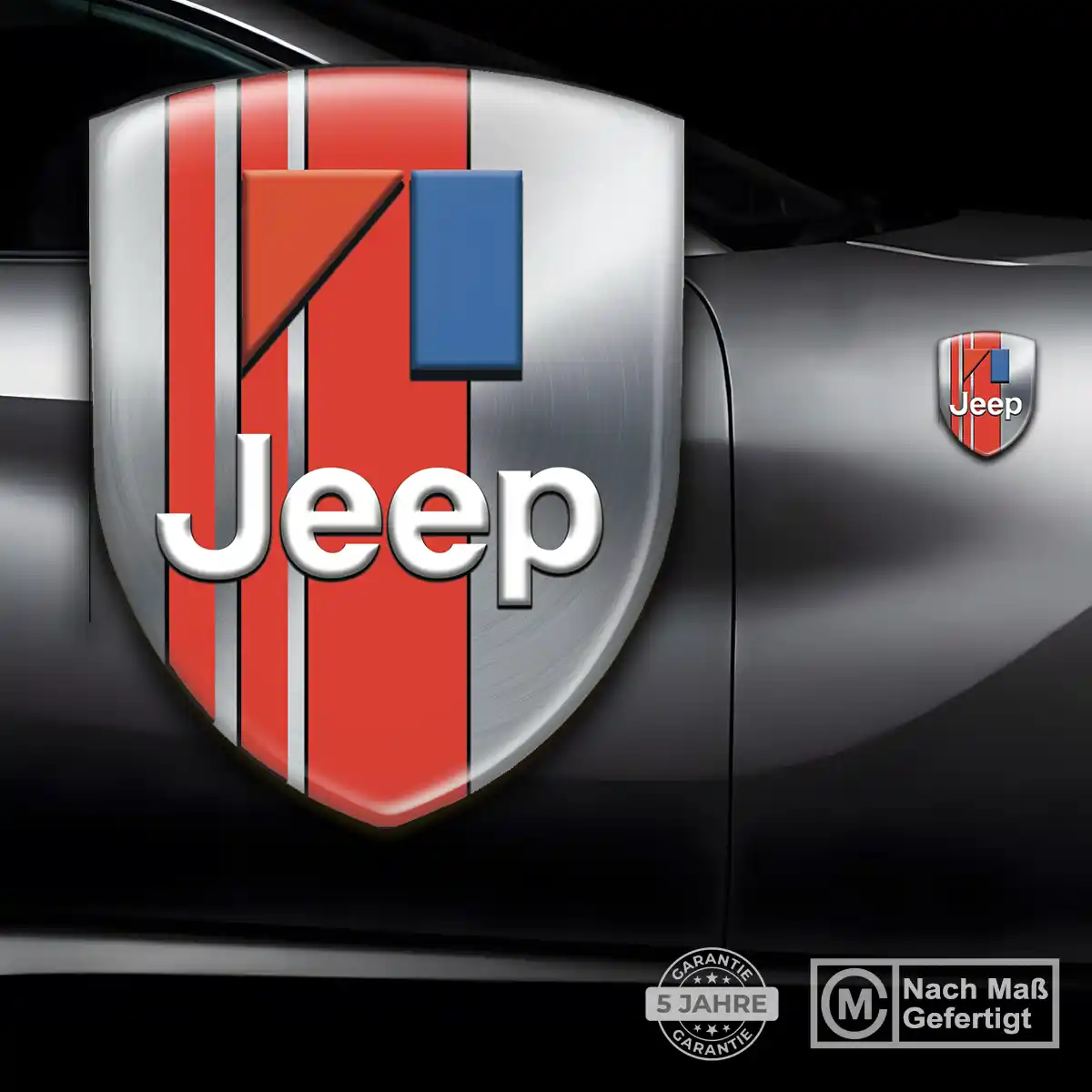 Jeep 3D Gel Aufkleber Emblem Auto Modernes Design