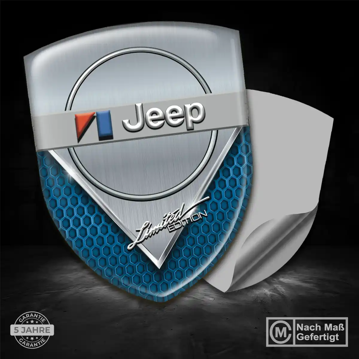Jeep 3D Gel Aufkleber Emblem Auto Stilvolles Design
