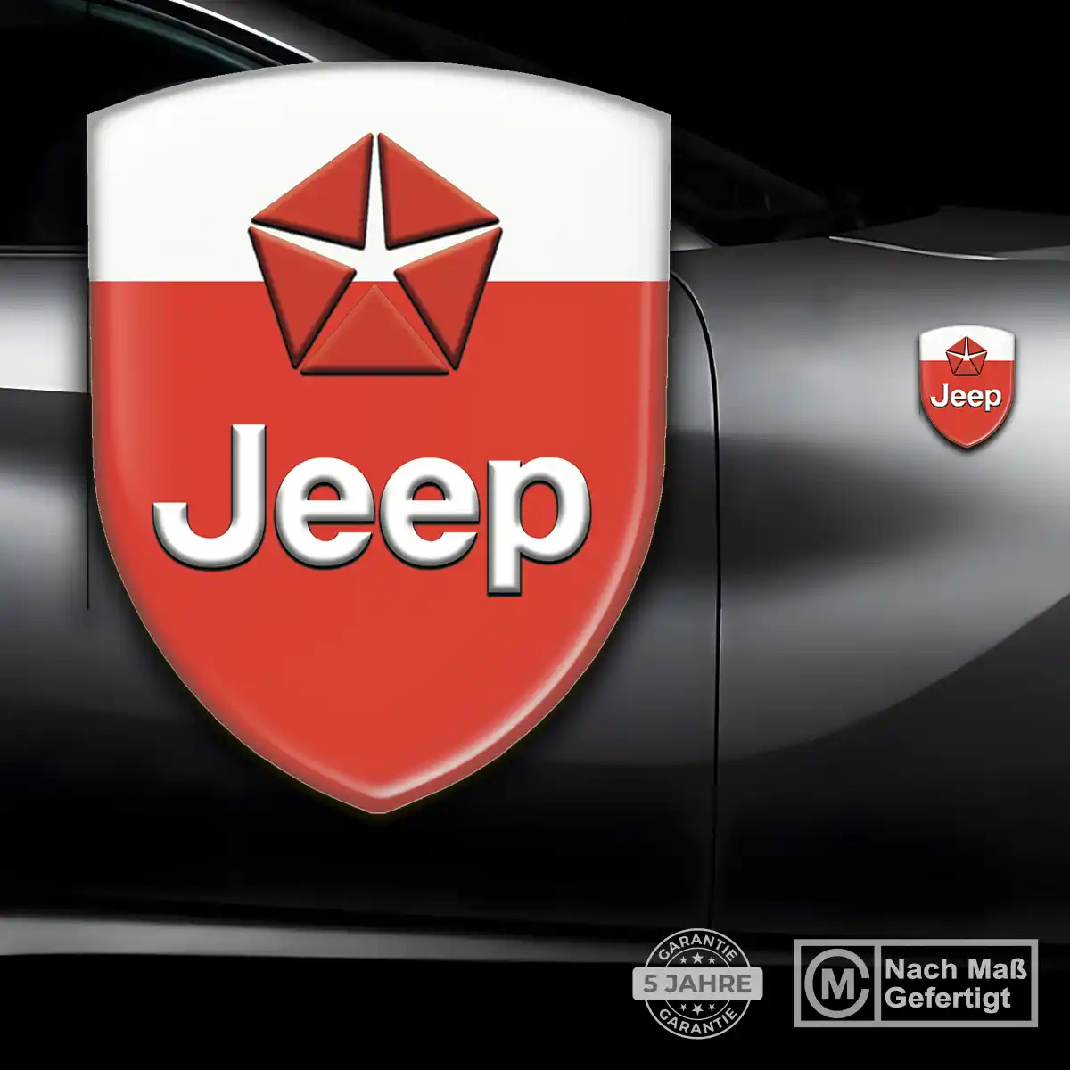 Jeep 3D Gel Aufkleber Emblem Auto Tuningfahrzeug