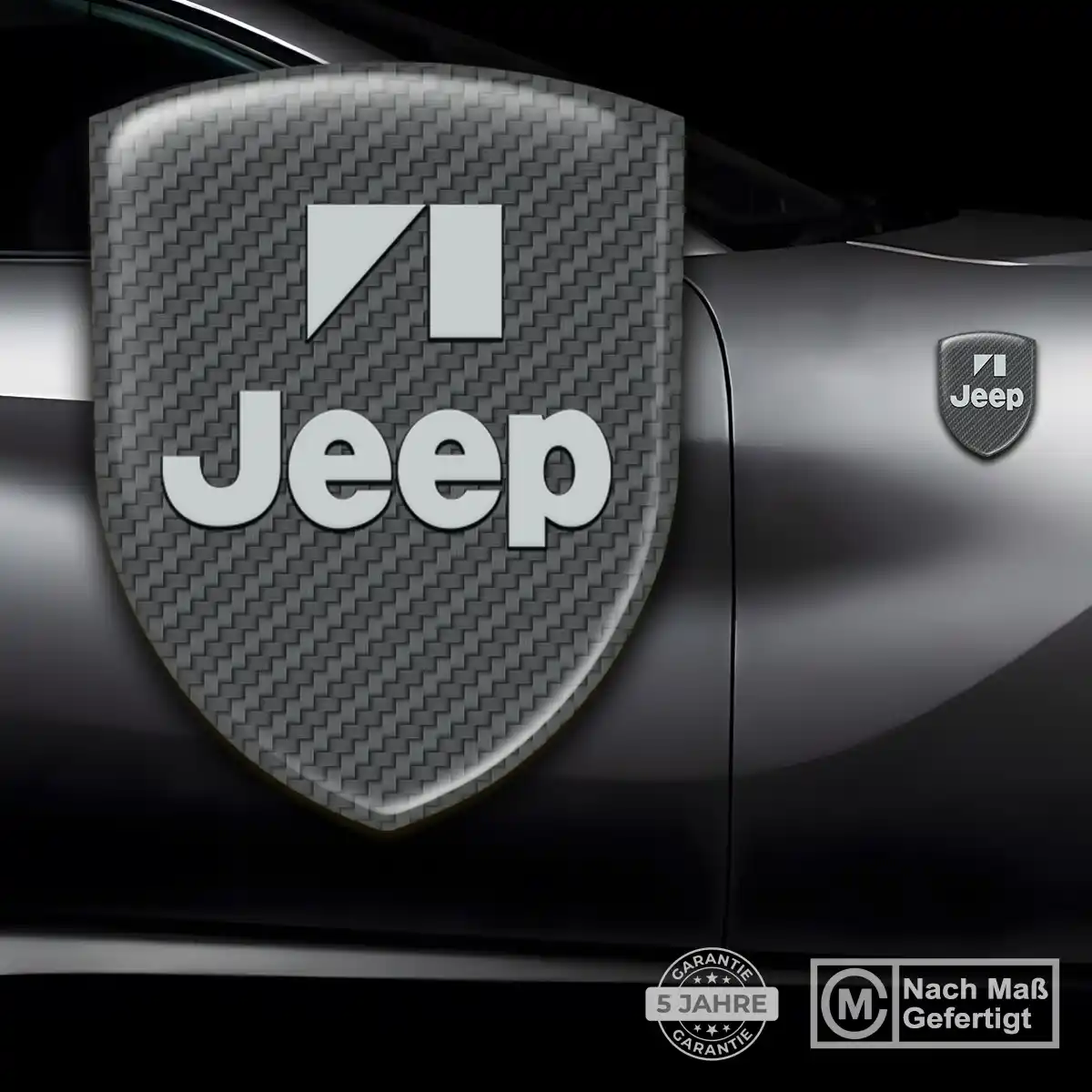 Jeep 3D Gel Aufkleber Emblem Exterieurdesign