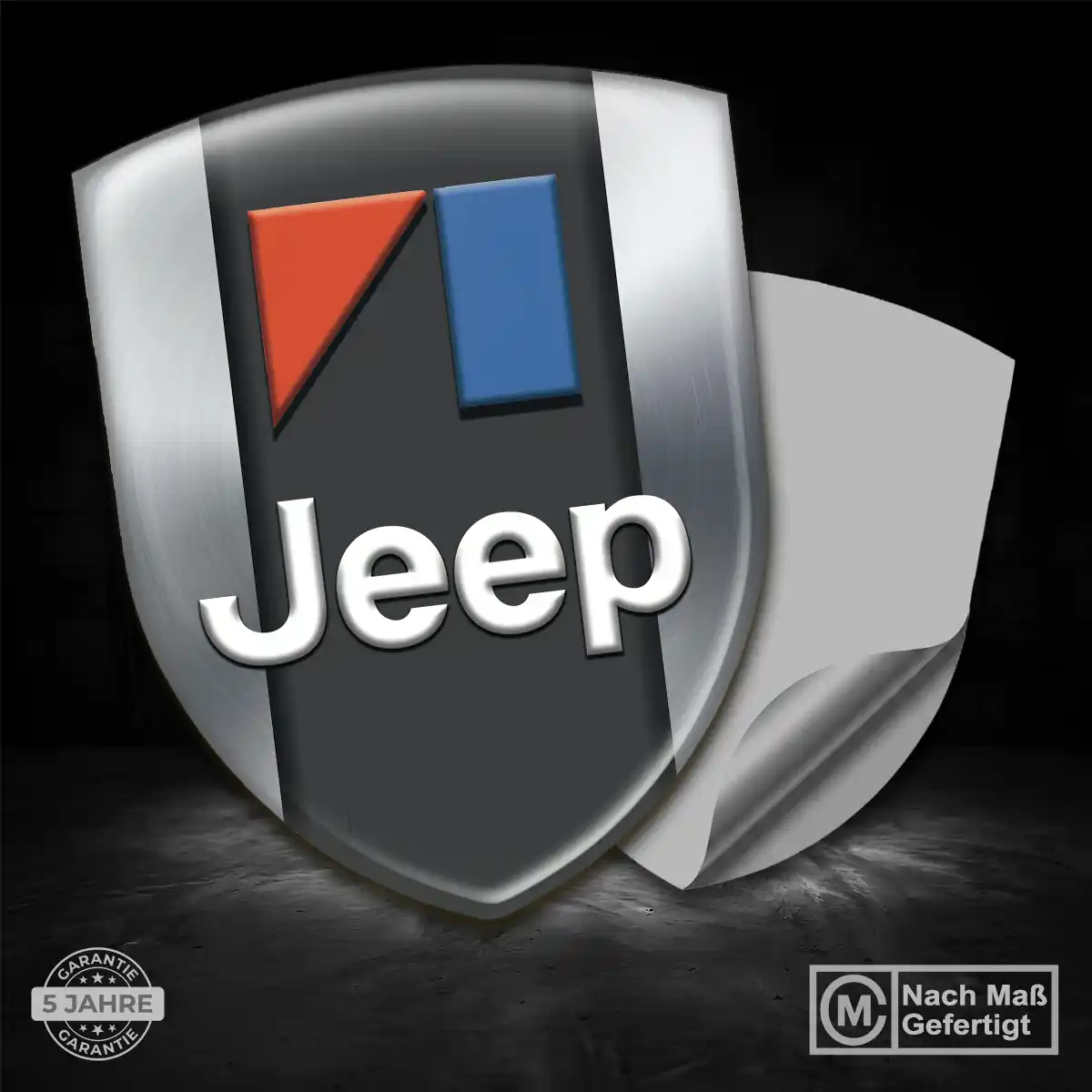Jeep 3D Gel Aufkleber Emblem Luxus-Edition