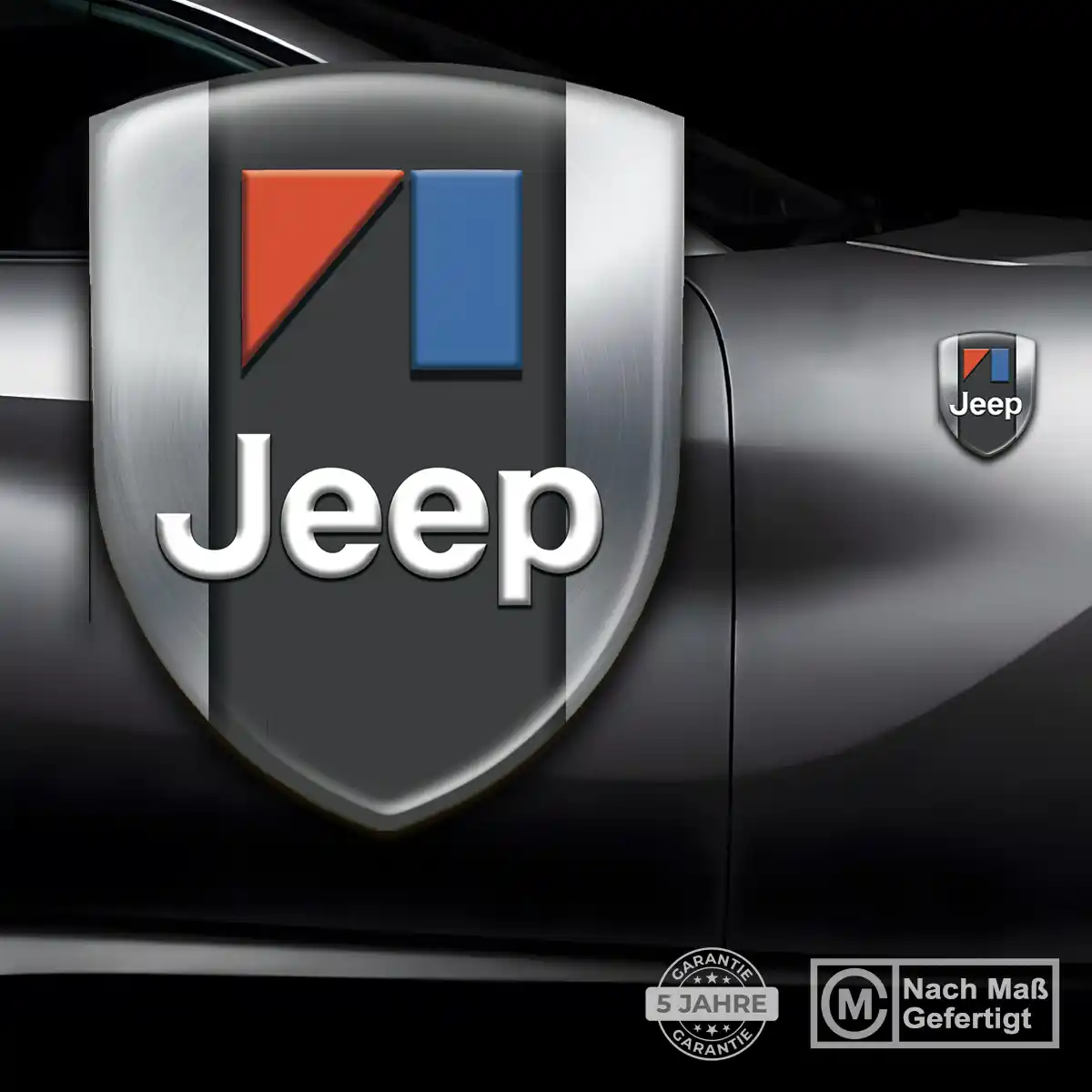 Jeep 3D Gel Aufkleber Emblem Luxus-Edition