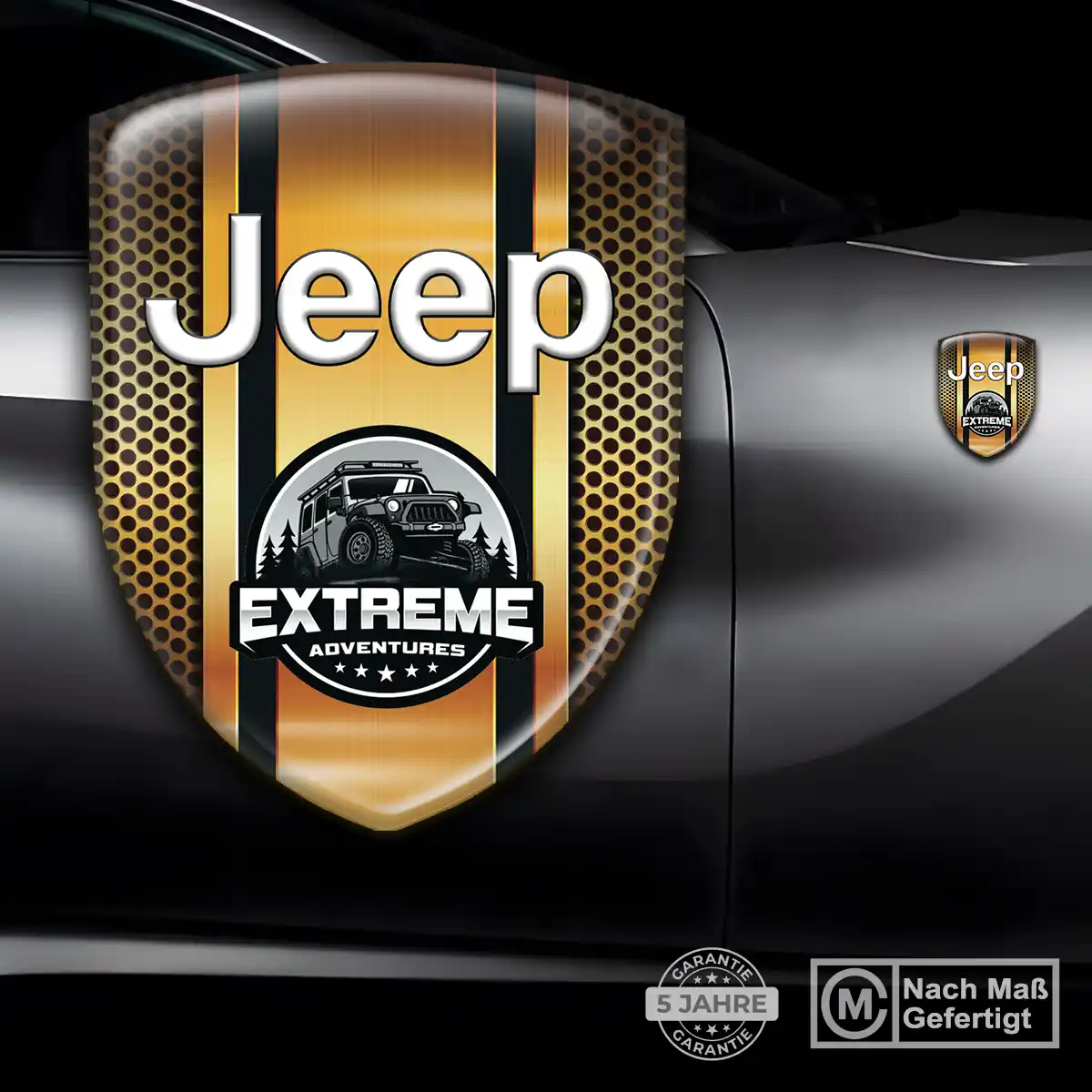 Jeep 3D Gel Aufkleber Embleme Auto Elegantes Design