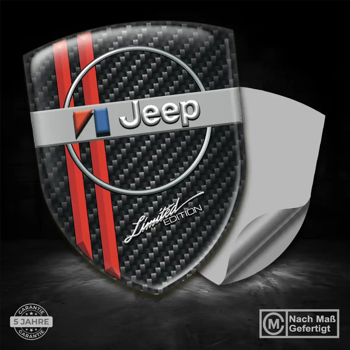 Jeep 3D Gel Aufkleber Embleme Auto Exterieurdesign