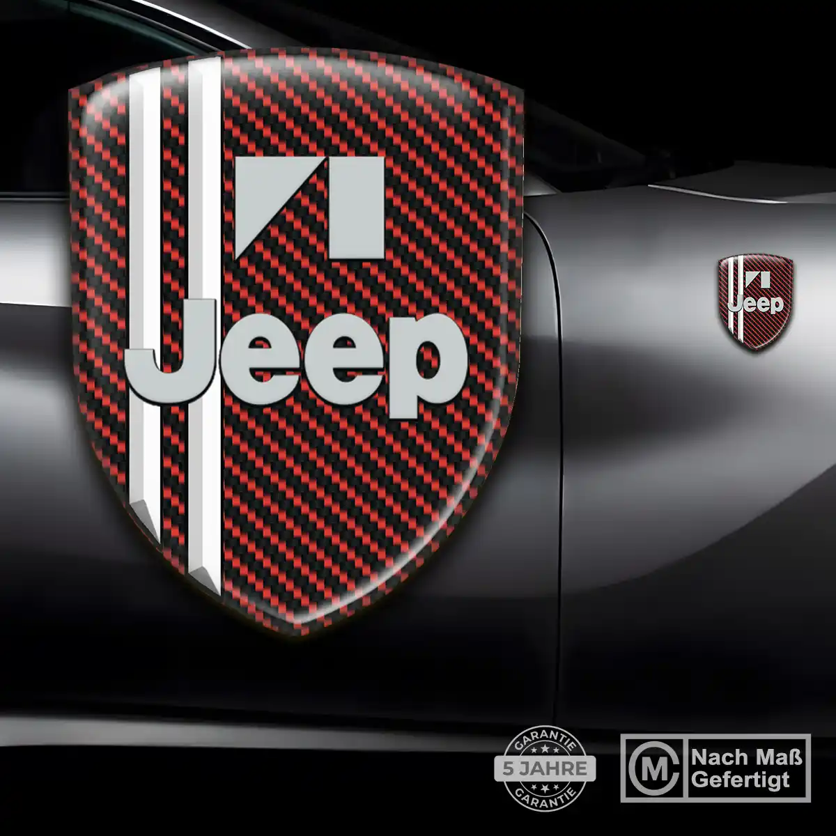 Jeep 3D Gel Aufkleber Embleme Auto Hochwertiges Harz