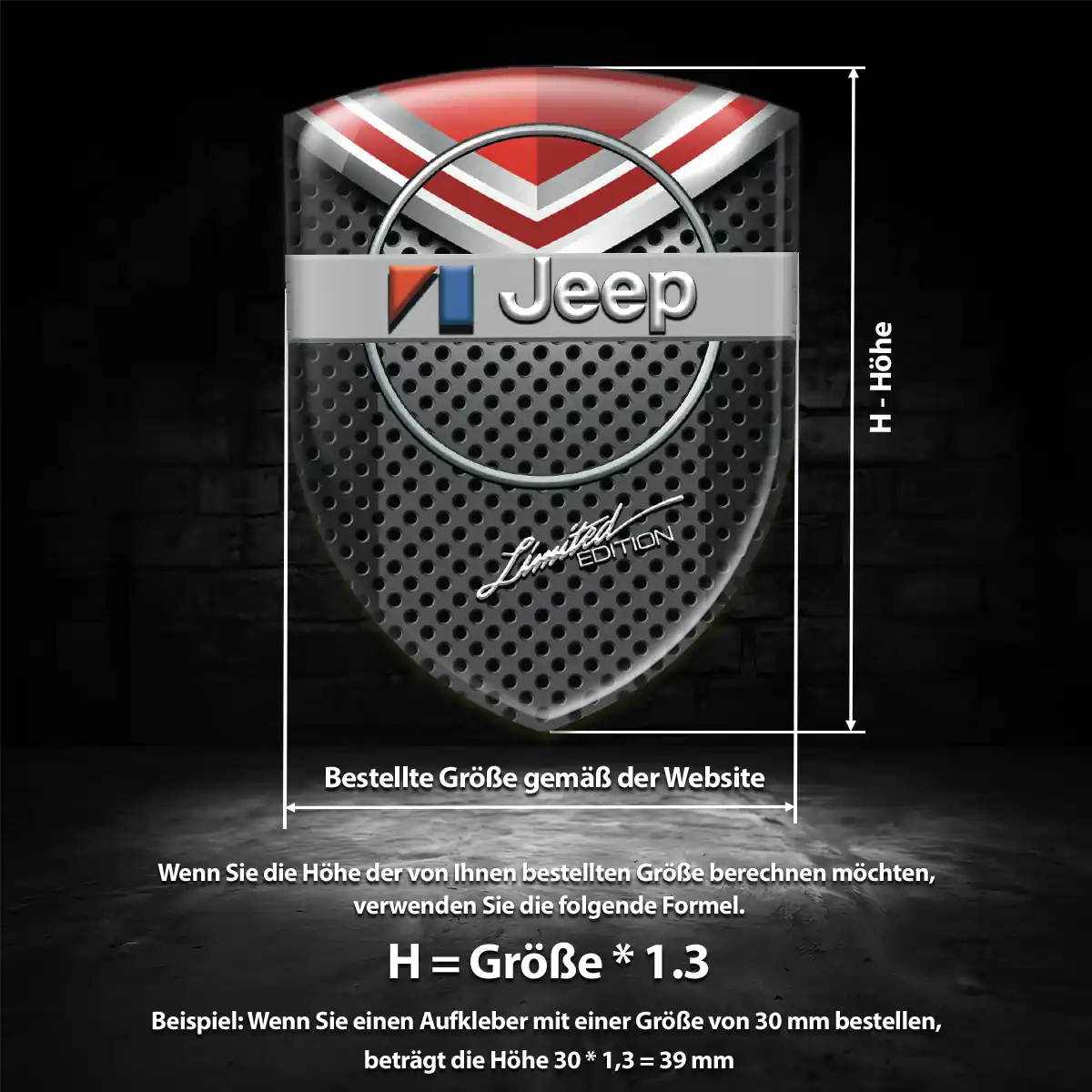 Jeep 3D Gel Aufkleber Embleme Auto Hohe Qualität