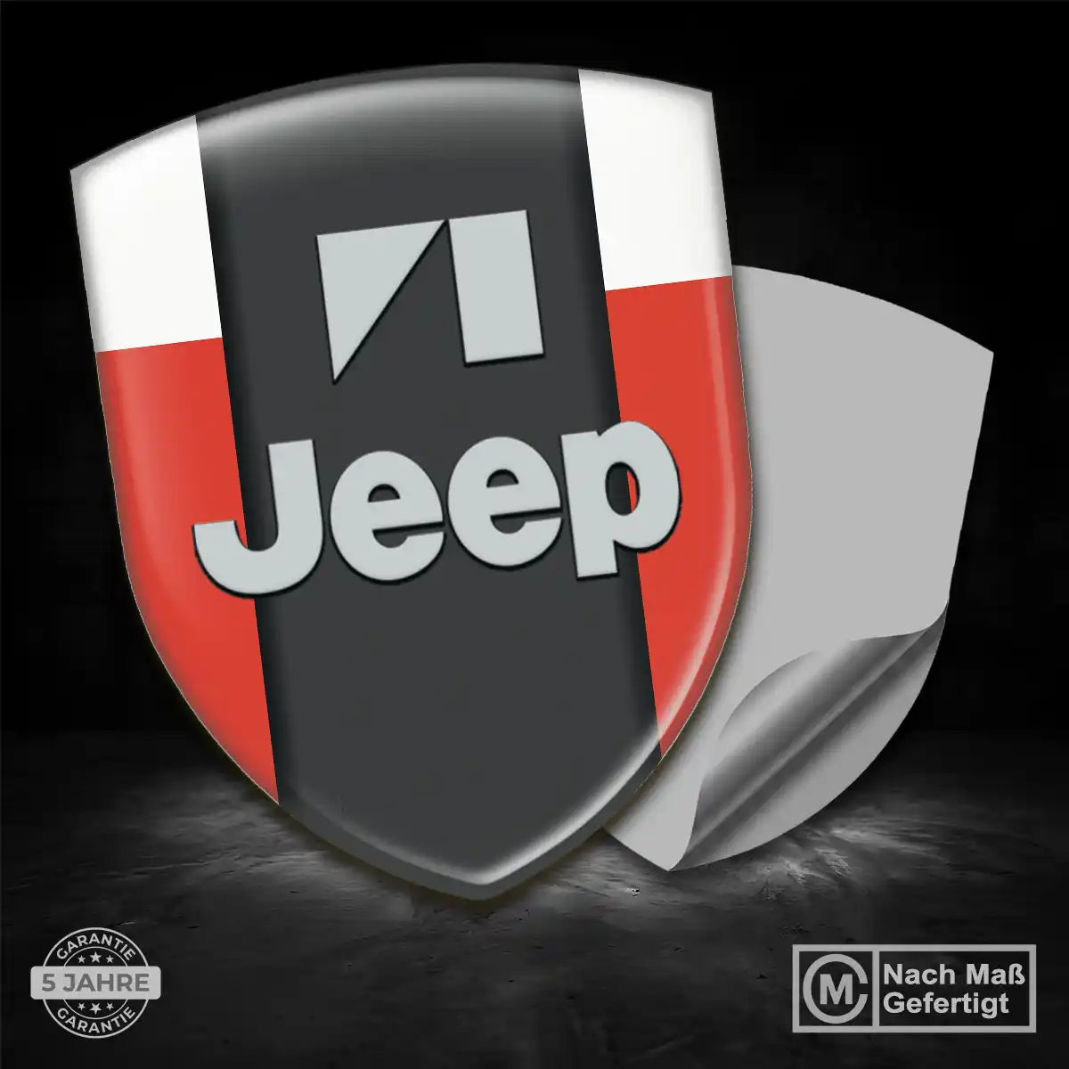 Jeep 3D Gel Aufkleber Embleme Auto Interieurdesign