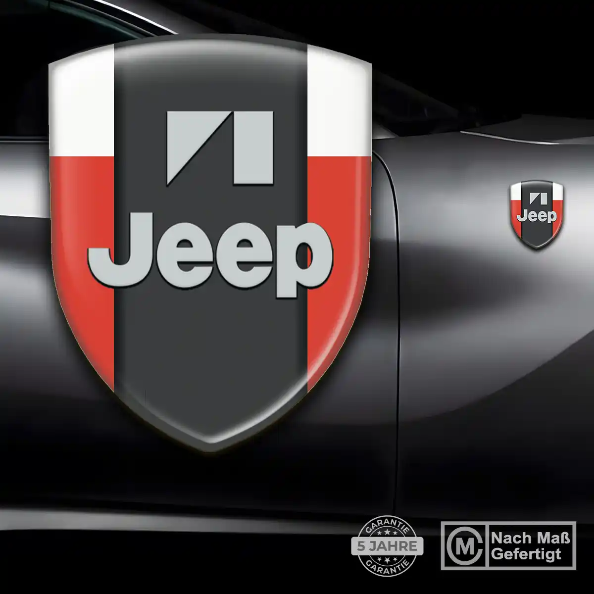 Jeep 3D Gel Aufkleber Embleme Auto Interieurdesign