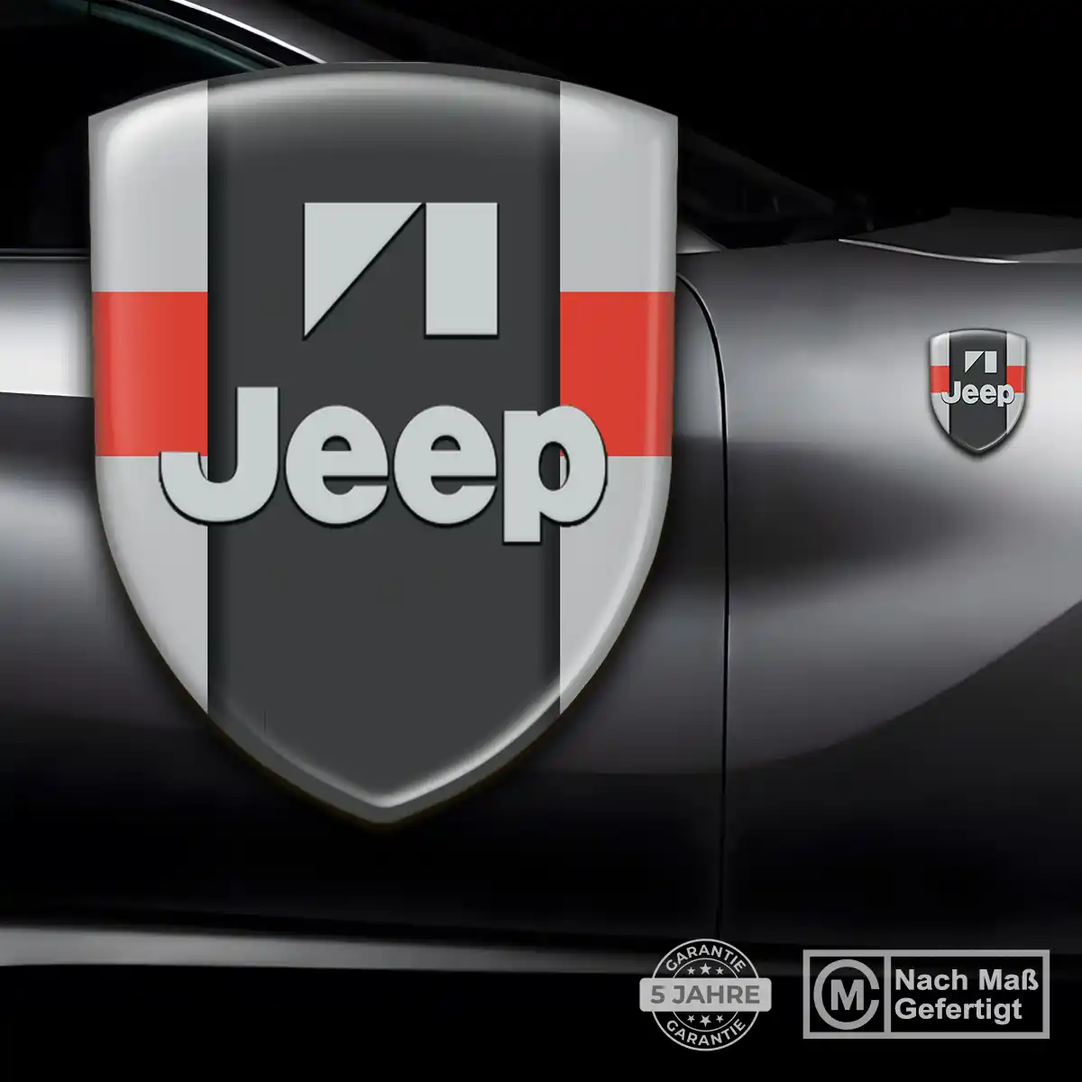 Jeep 3D Gel Aufkleber Embleme Auto Markenedition