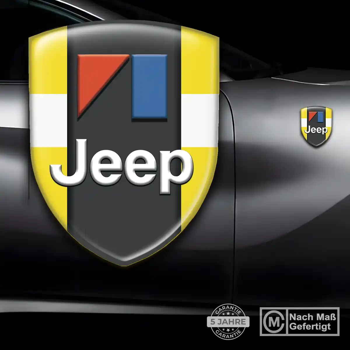 Jeep 3D Gel Aufkleber Embleme Auto Stilvolles Design