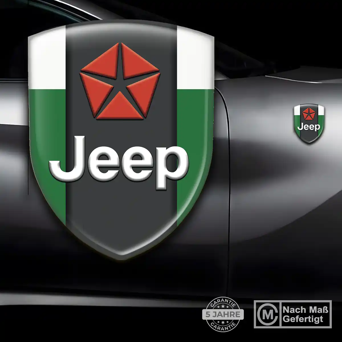 Jeep 3D Gel Aufkleber Embleme Auto Tuningfahrzeug
