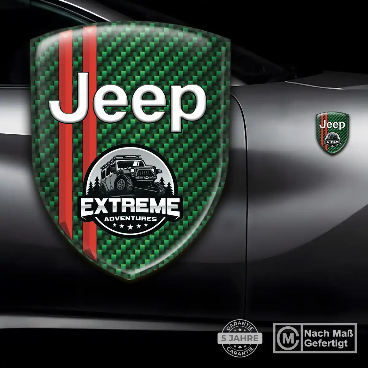 Jeep 3D Gel Aufkleber Embleme Exterieurdesign