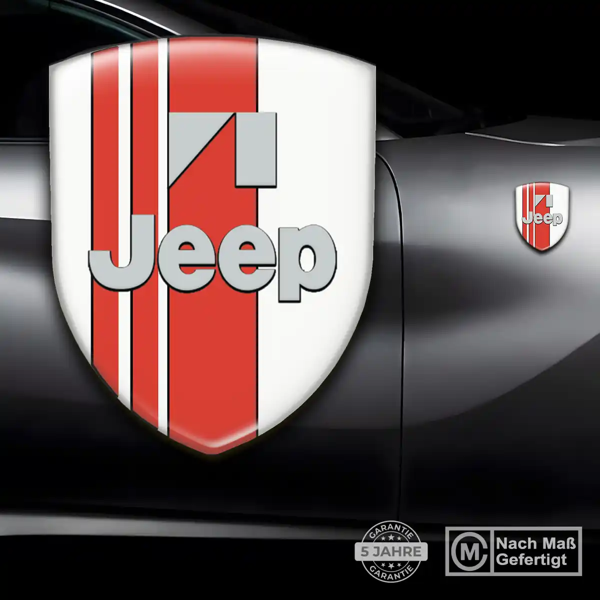Jeep 3D Gel Aufkleber Embleme Hochwertiges Harz
