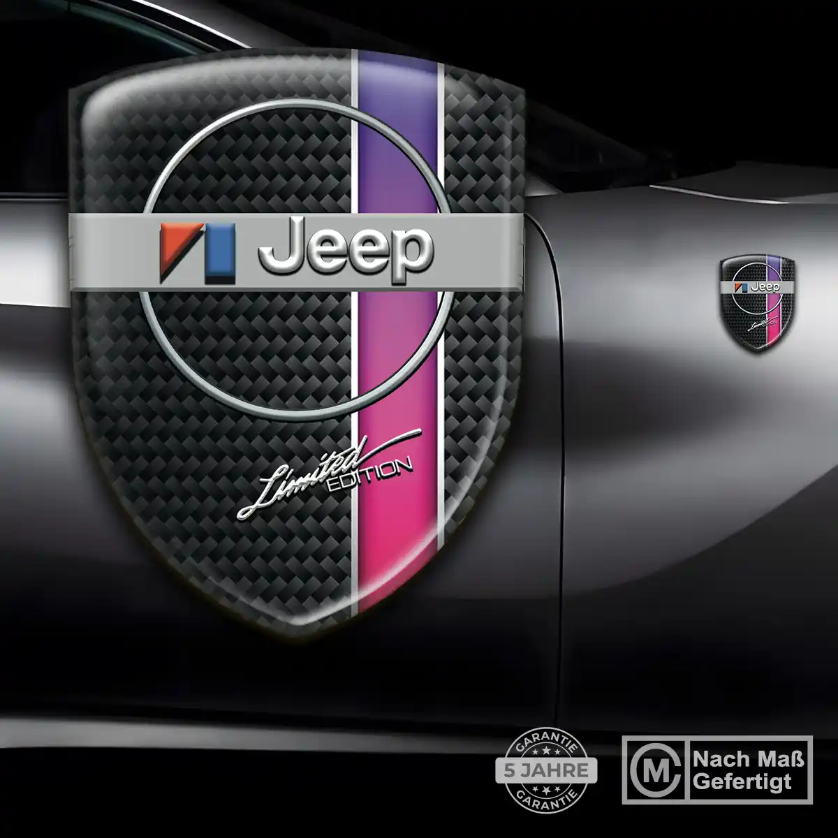 Jeep 3D Gel Aufkleber Embleme Luxus-Edition