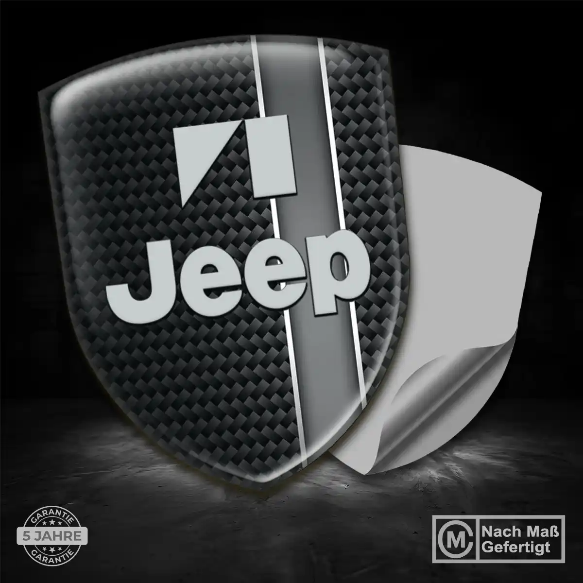 Jeep 3D Gel Aufkleber Embleme Markenedition