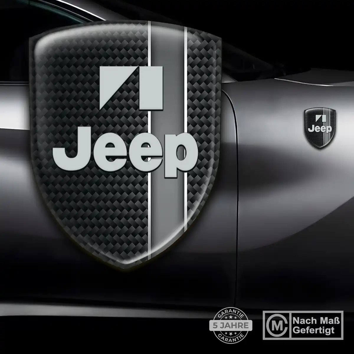 Jeep 3D Gel Aufkleber Embleme Markenedition