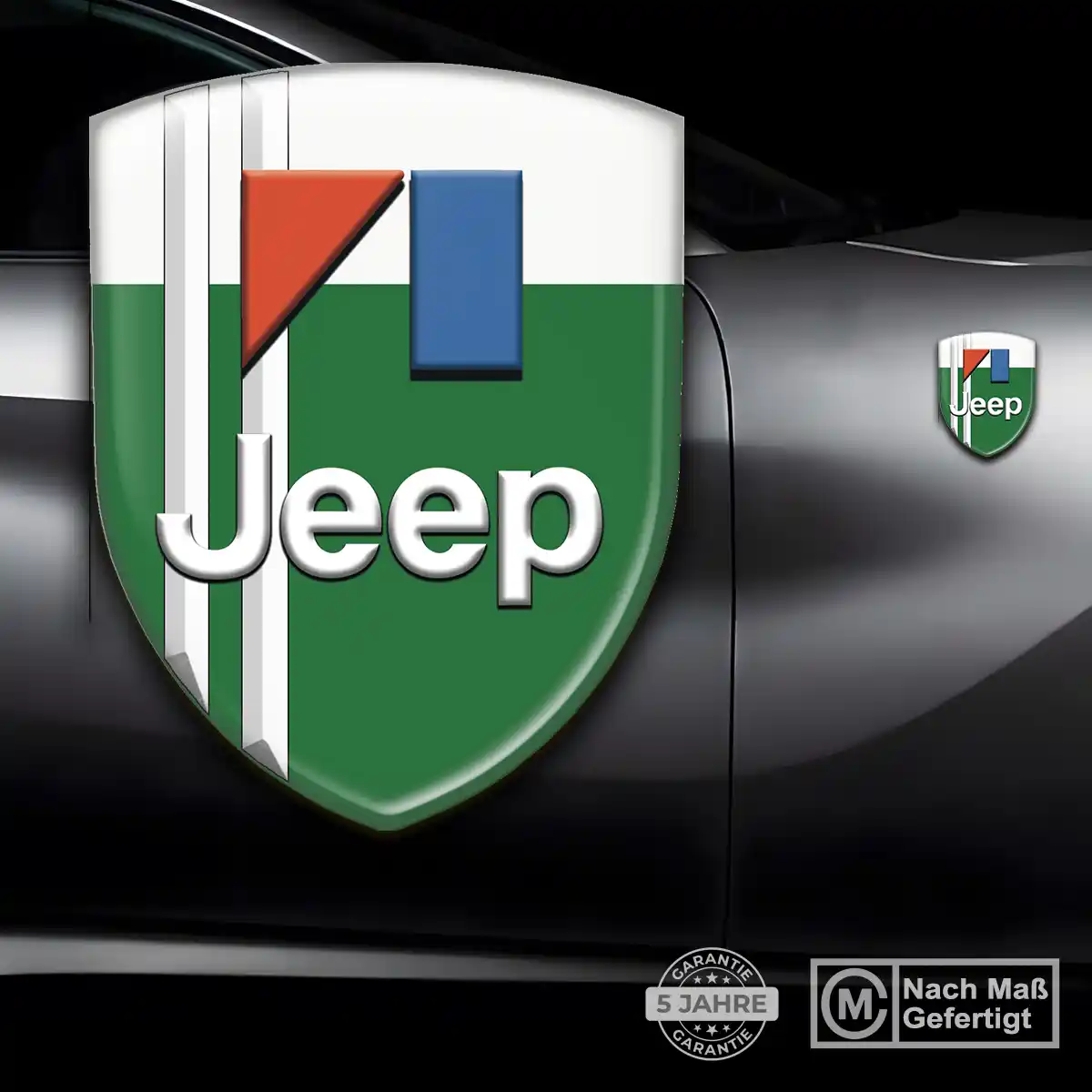 Jeep 3D Gel Aufkleber Embleme Modernes Design