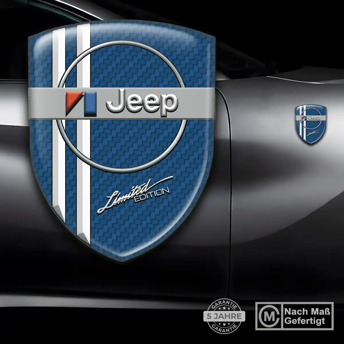 Jeep 3D Gel Aufkleber Embleme Tuningfahrzeug