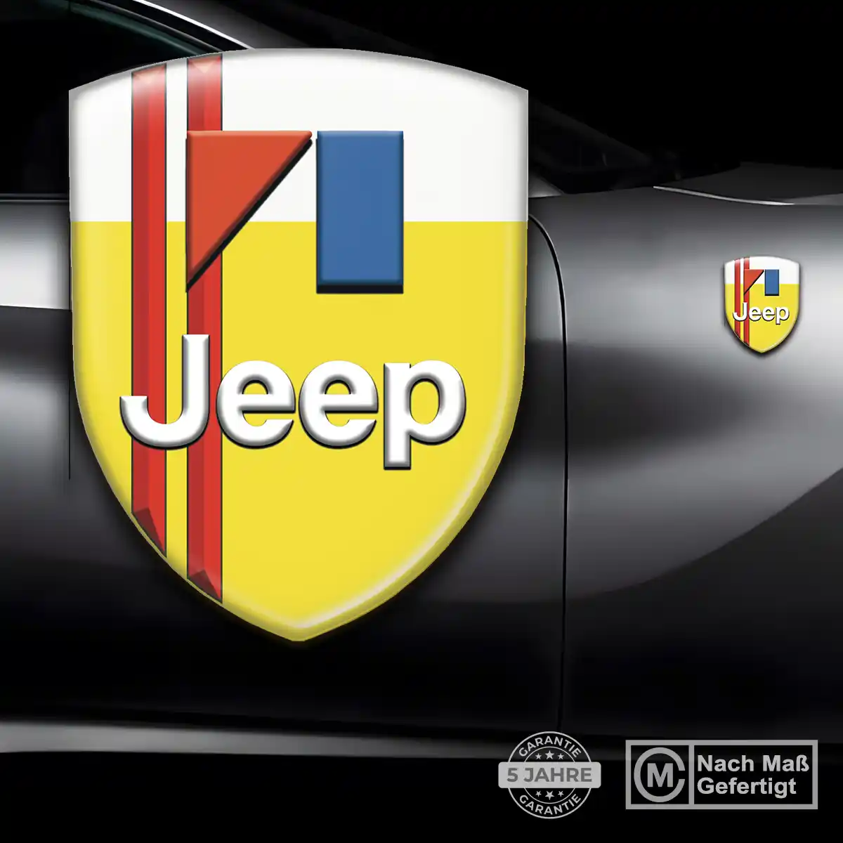 Jeep 3D Gel Aufkleber Erstklassige Qualität