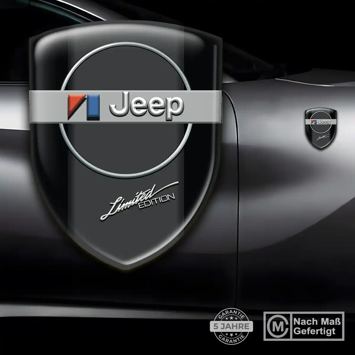 Jeep 3D Gel Aufkleber Limitierte Auflage