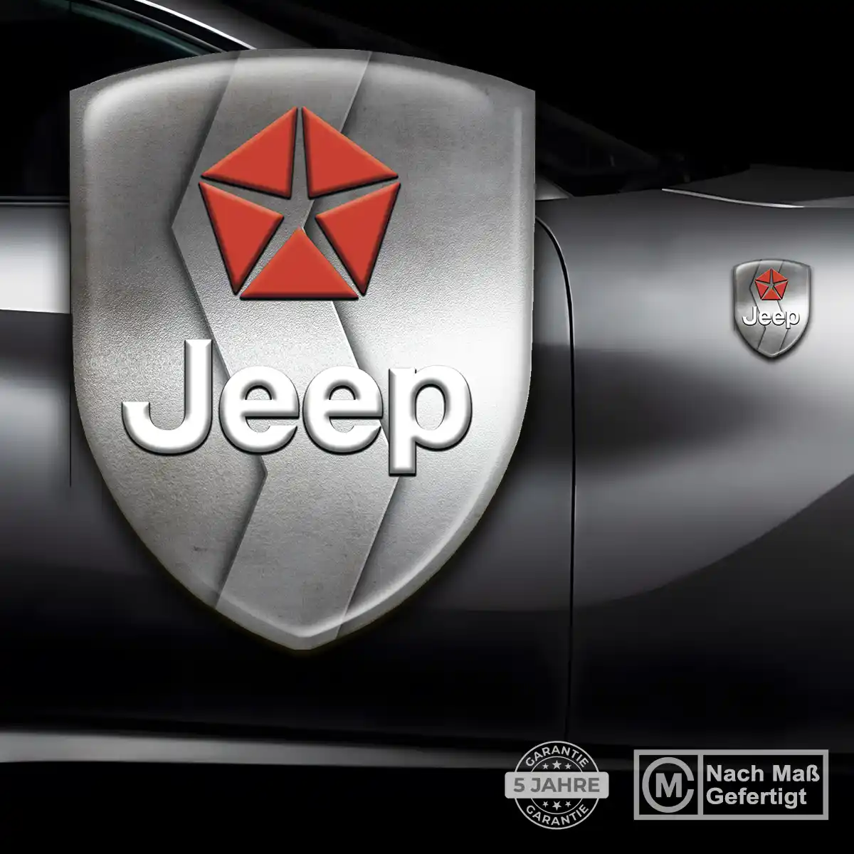 Jeep 3D Gel Aufkleber Silikon Auto Limitierte Auflage