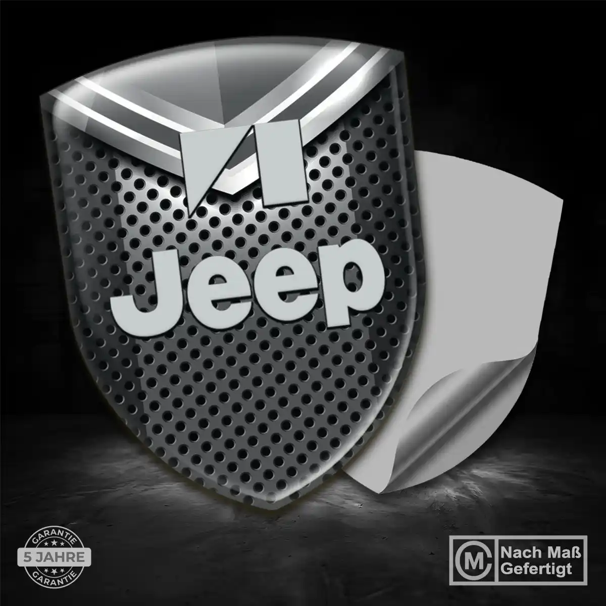 Jeep 3D Gel Aufkleber Silikon Auto Modernes Design