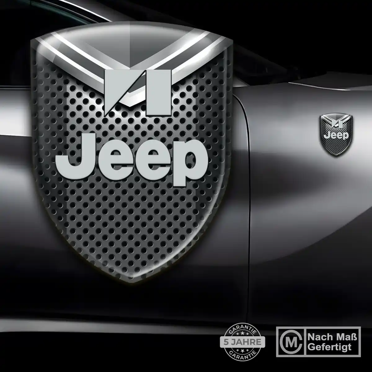 Jeep 3D Gel Aufkleber Silikon Auto Modernes Design