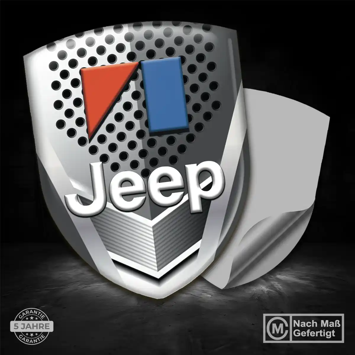 Jeep 3D Gel Aufkleber Silikon Auto Stilvolles Design