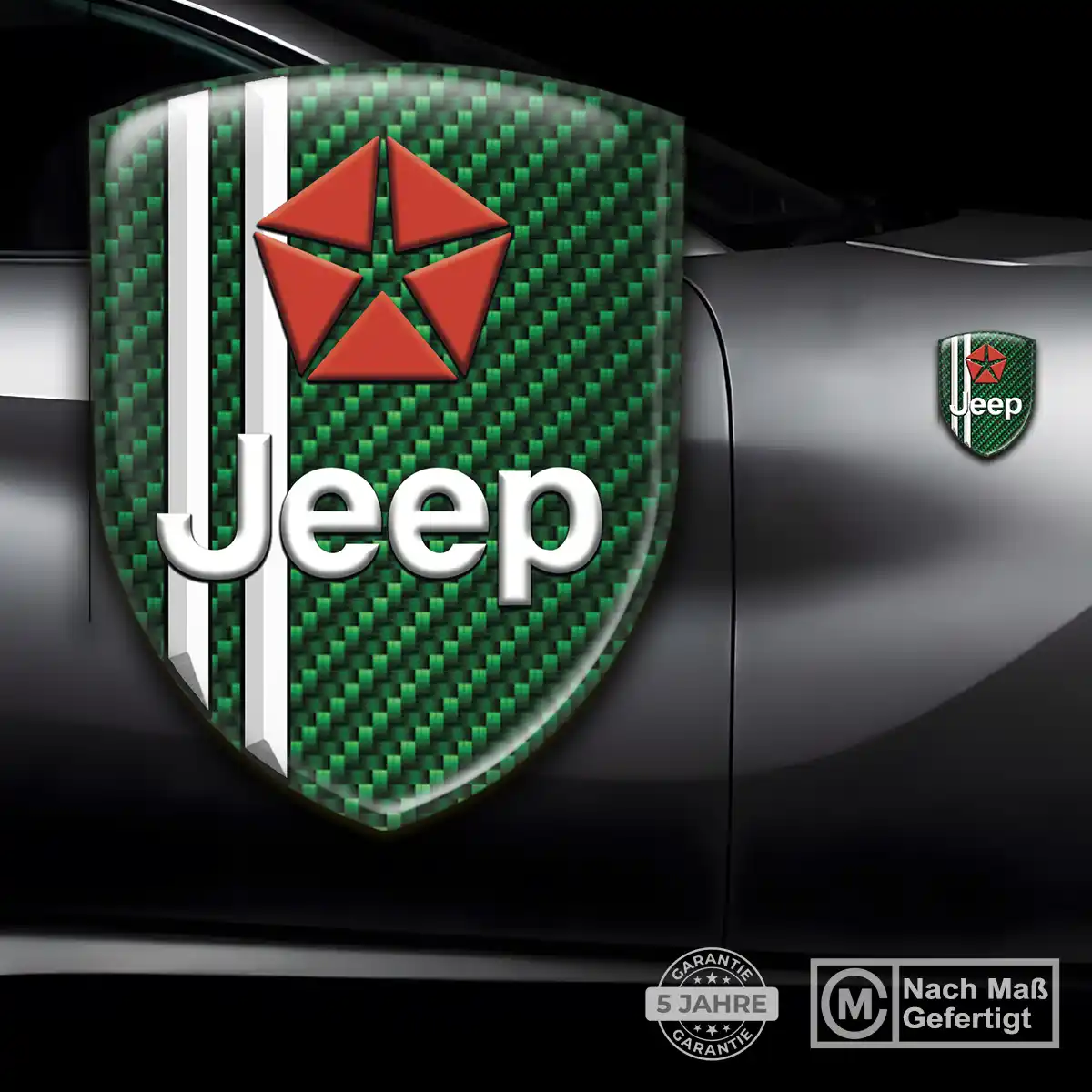 Jeep 3D Gel Aufkleber Silikon Exterieurdesign
