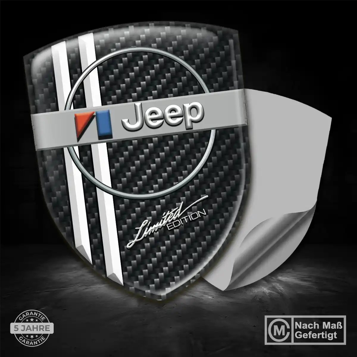 Jeep 3D Gel Aufkleber Silikon Hohe Qualität