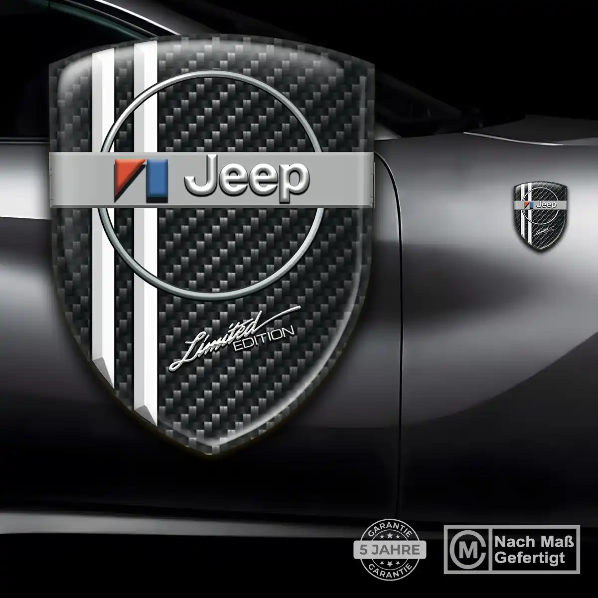 Jeep 3D Gel Aufkleber Silikon Hohe Qualität