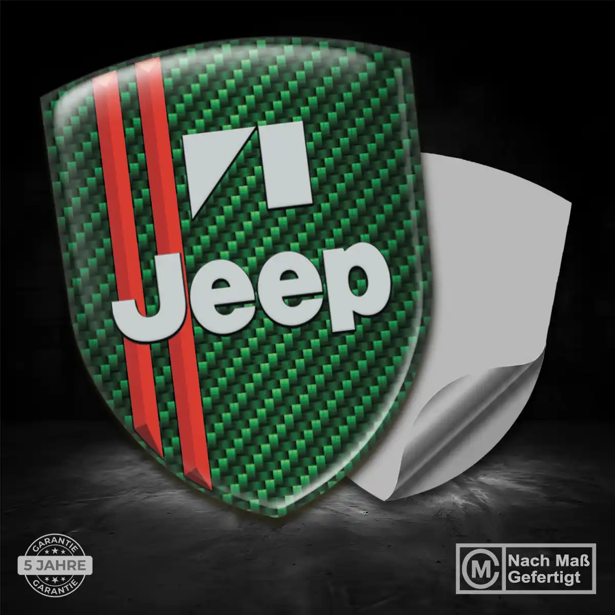 Jeep 3D Gel Aufkleber Wappen Auto Hohe Qualität