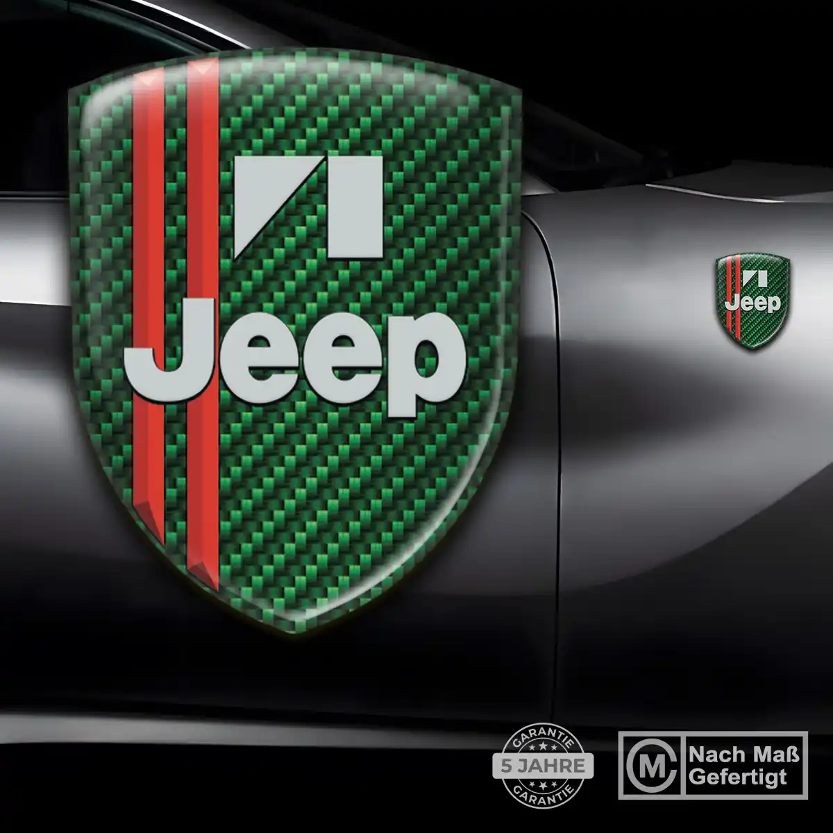 Jeep 3D Gel Aufkleber Wappen Auto Hohe Qualität