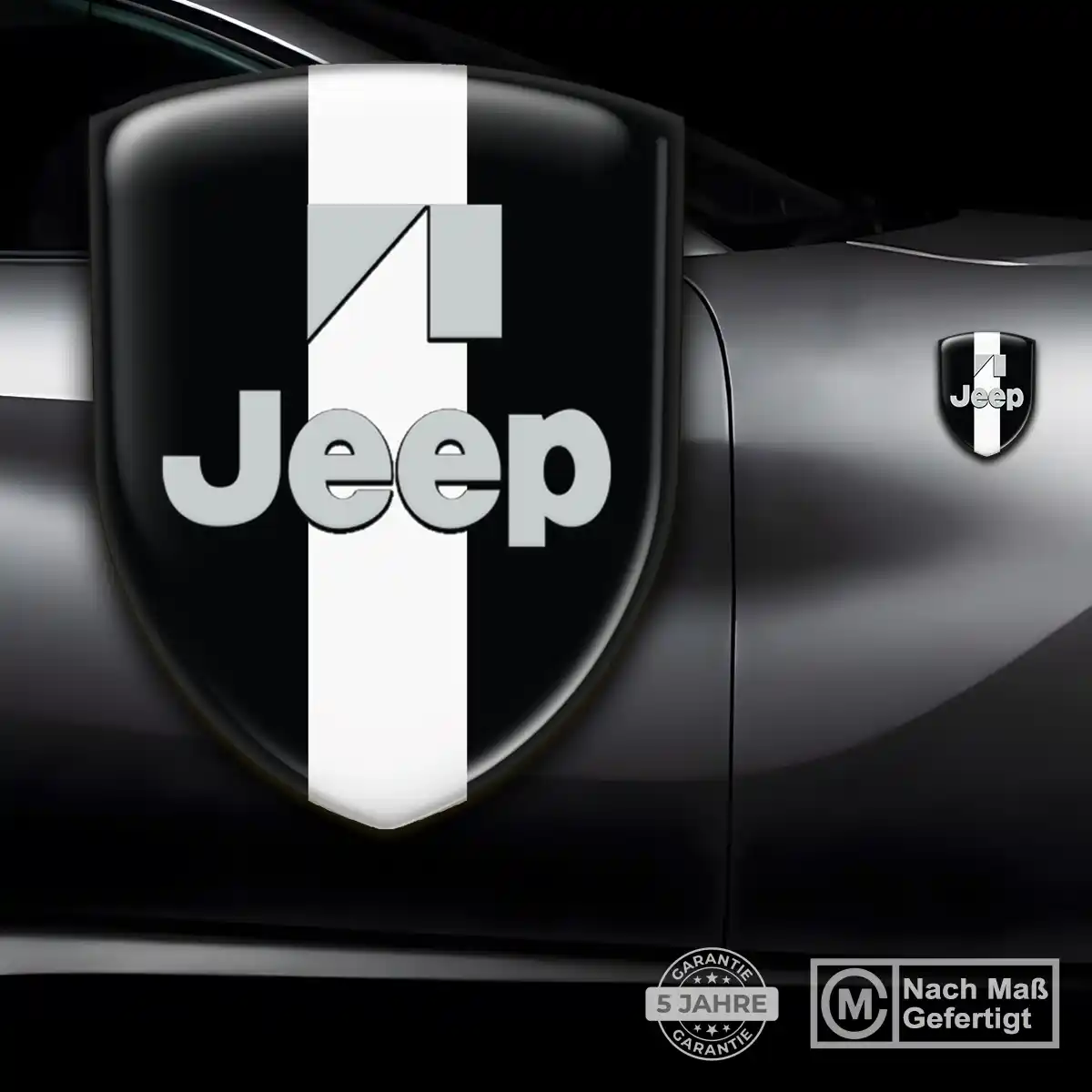 Jeep 3D Gel Aufkleber Wappen Auto Interieurdesign