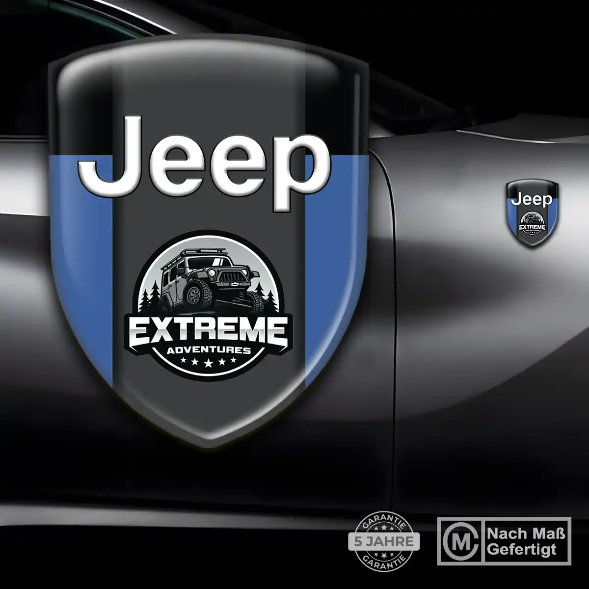 Jeep Aufkleber 3D Gel Emblem Anspruchsvolles Design