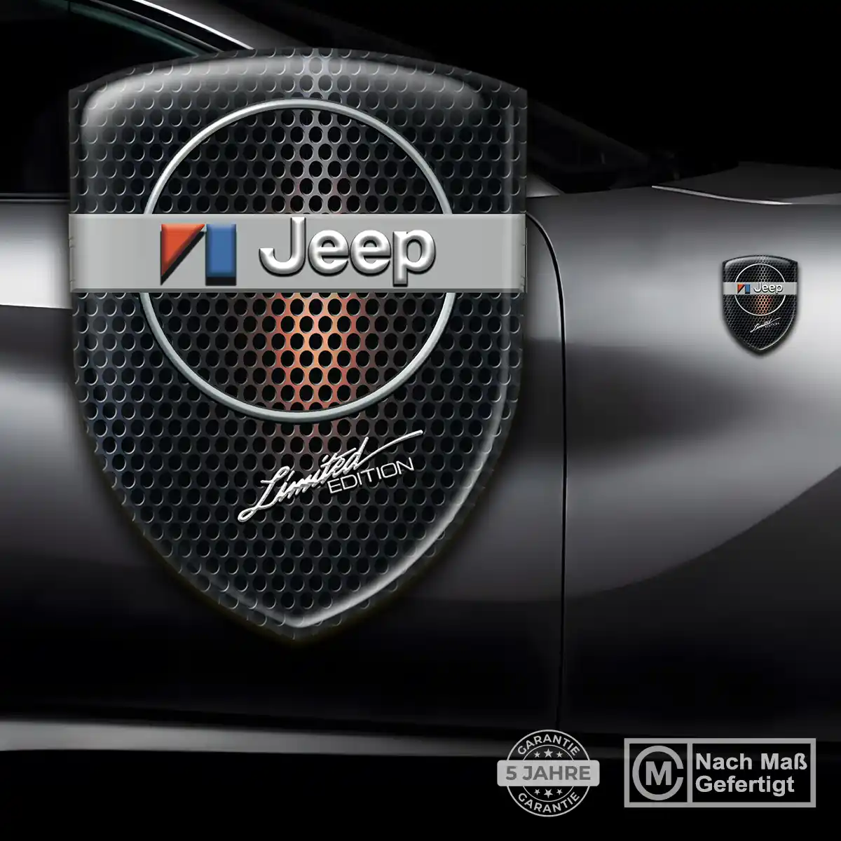Jeep Aufkleber 3D Gel Emblem Auto Exterieurdesign