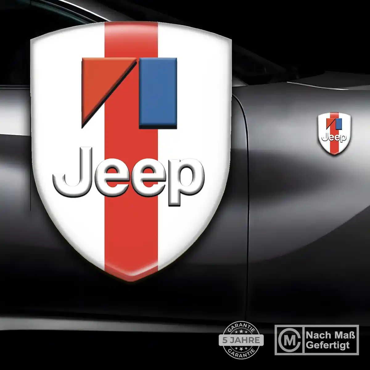 Jeep Aufkleber 3D Gel Emblem Auto Interieurdesign