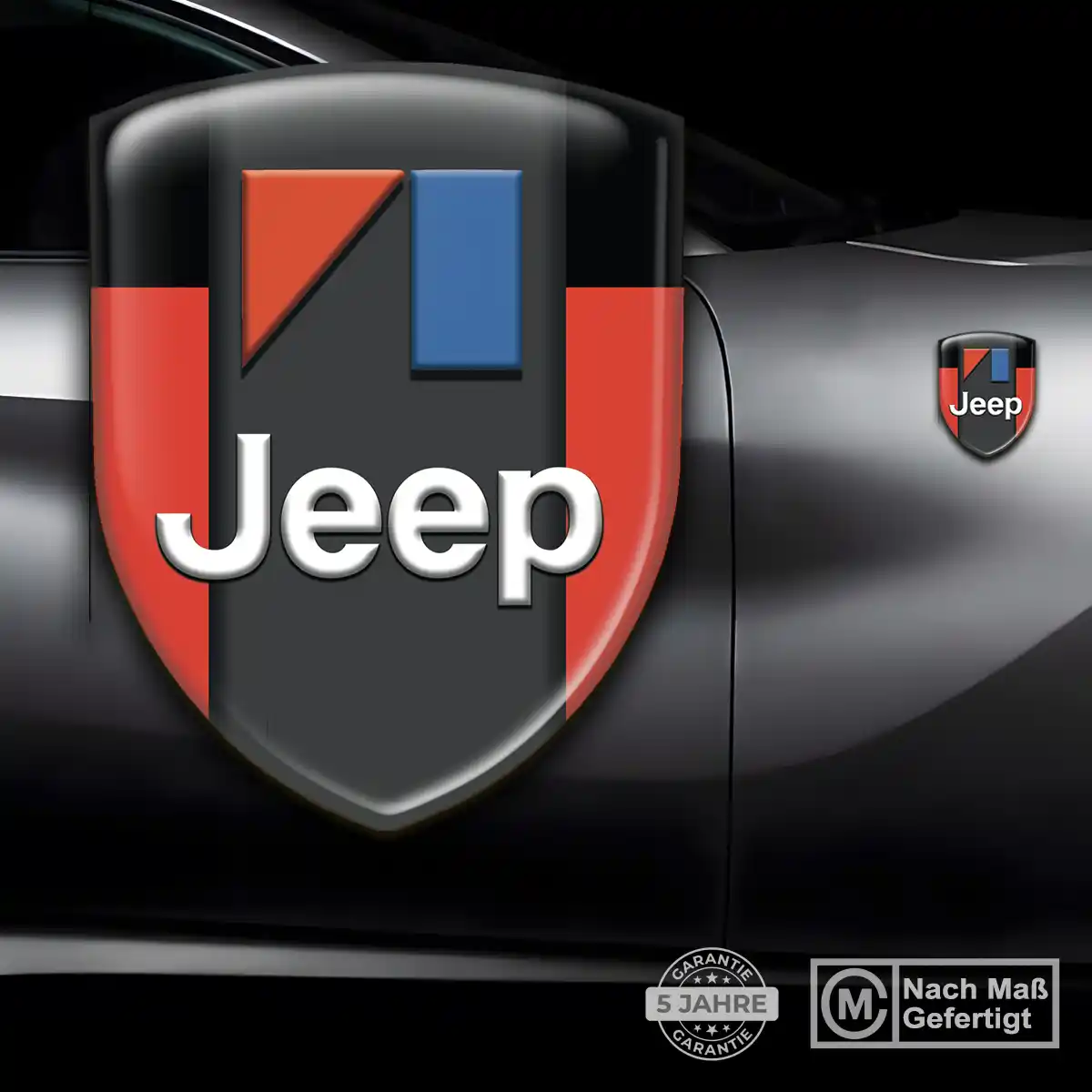 Jeep Aufkleber 3D Gel Emblem Auto Limitierte Auflage