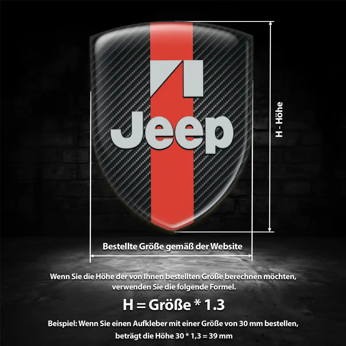 Jeep Aufkleber 3D Gel Emblem Auto Luxus-Edition
