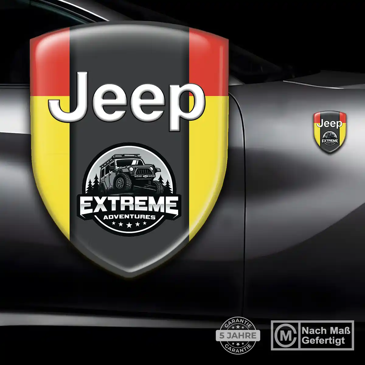 Jeep Aufkleber 3D Gel Emblem Auto Premium-Edition