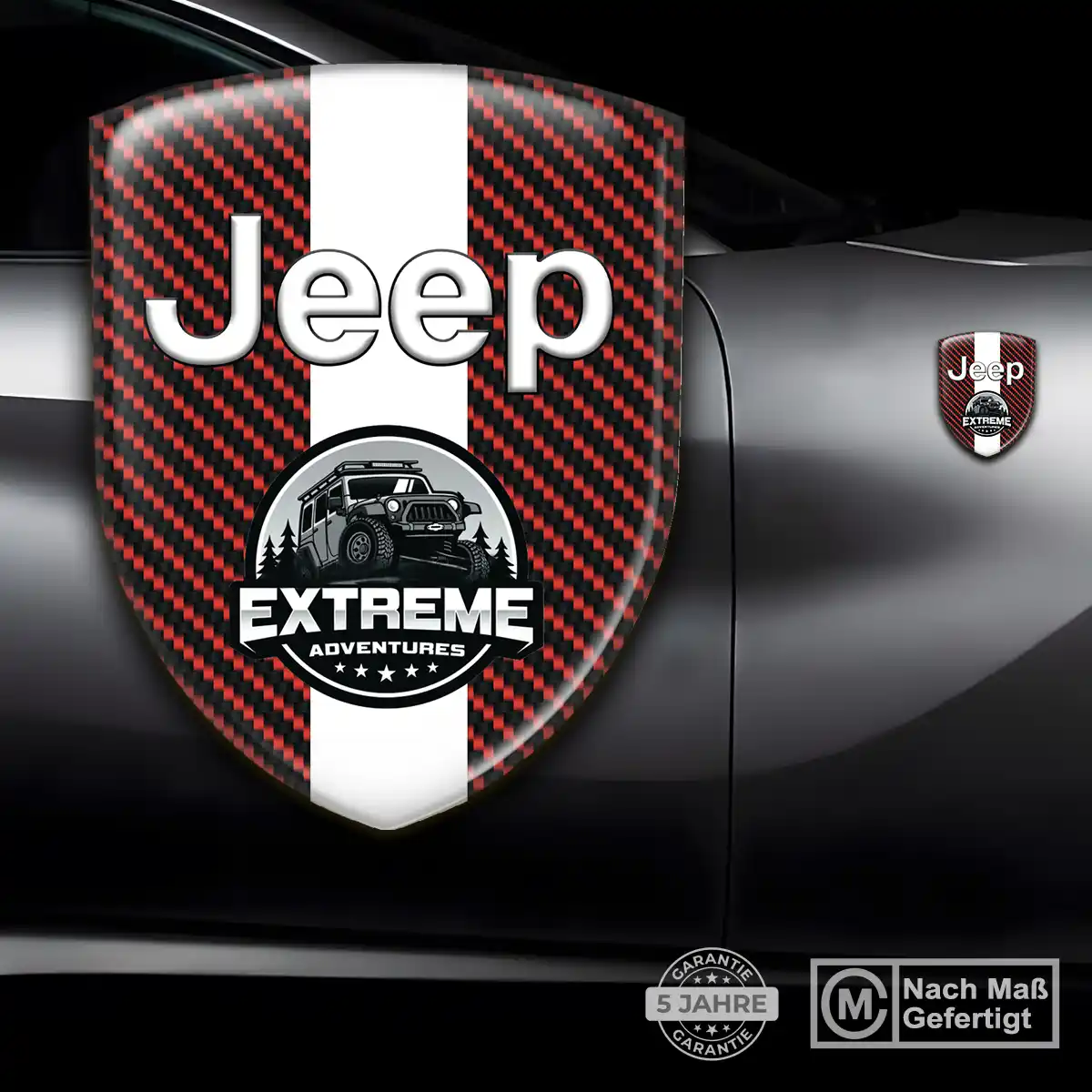 Jeep Aufkleber 3D Gel Emblem Auto Premiumqualität