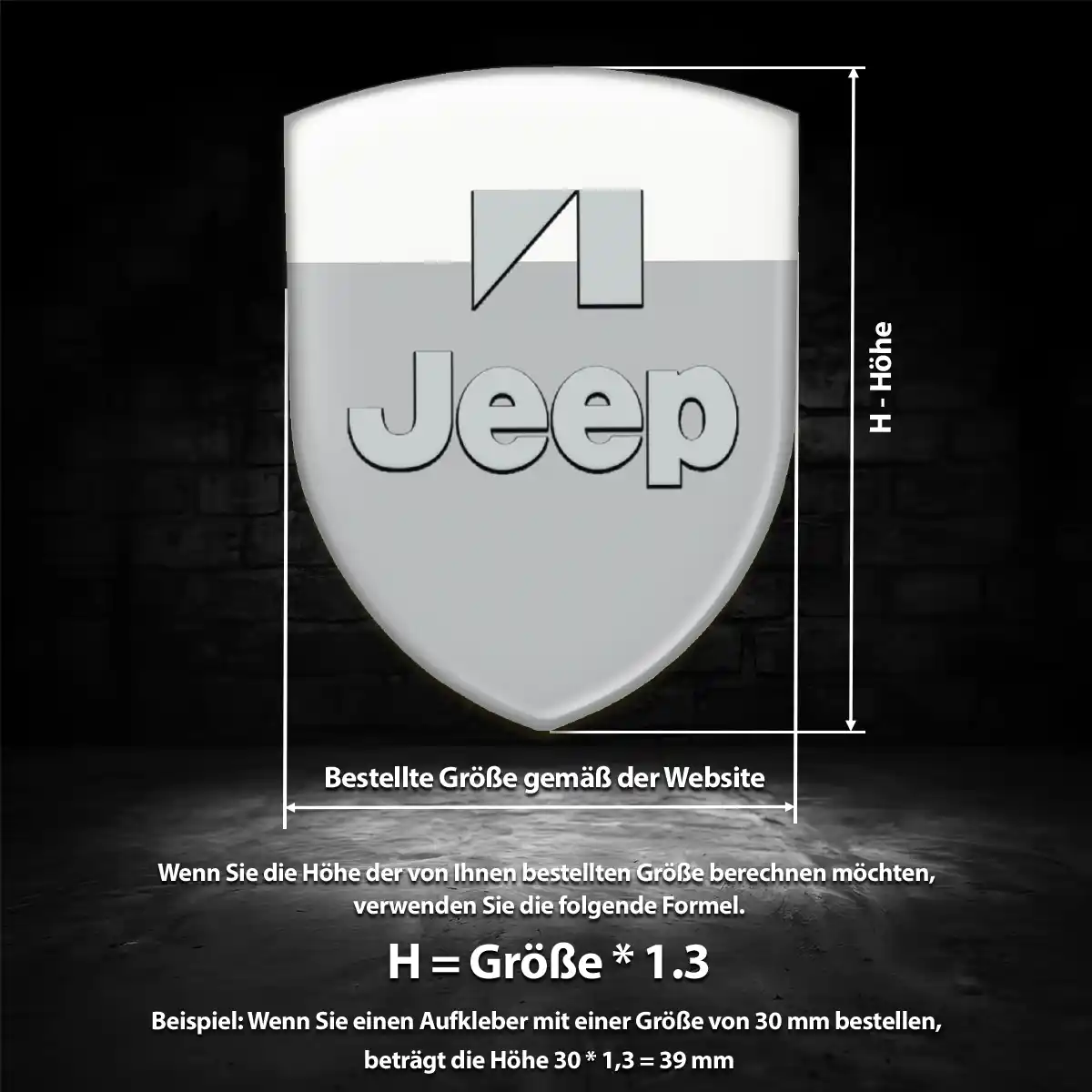 Jeep Aufkleber 3D Gel Emblem Auto Stilvolles Design