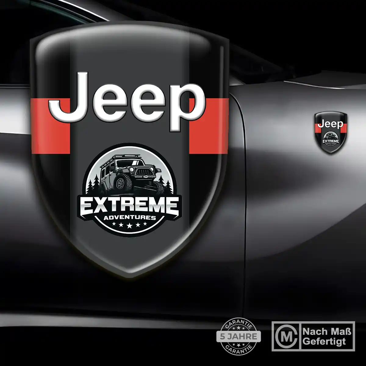 Jeep Aufkleber 3D Gel Emblem Auto Tuningfahrzeug