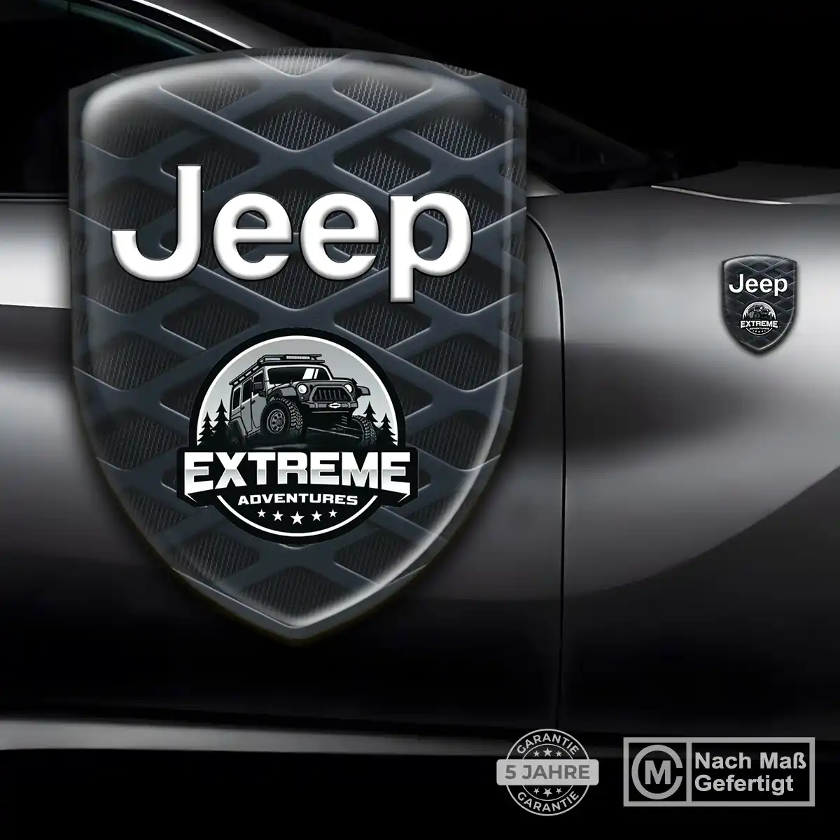 Jeep Aufkleber 3D Gel Emblem Hochwertiges Harz