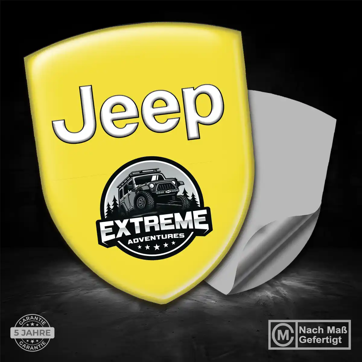 Jeep Aufkleber 3D Gel Emblem Interieurdesign