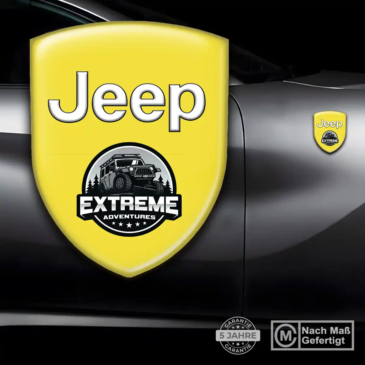 Jeep Aufkleber 3D Gel Emblem Interieurdesign