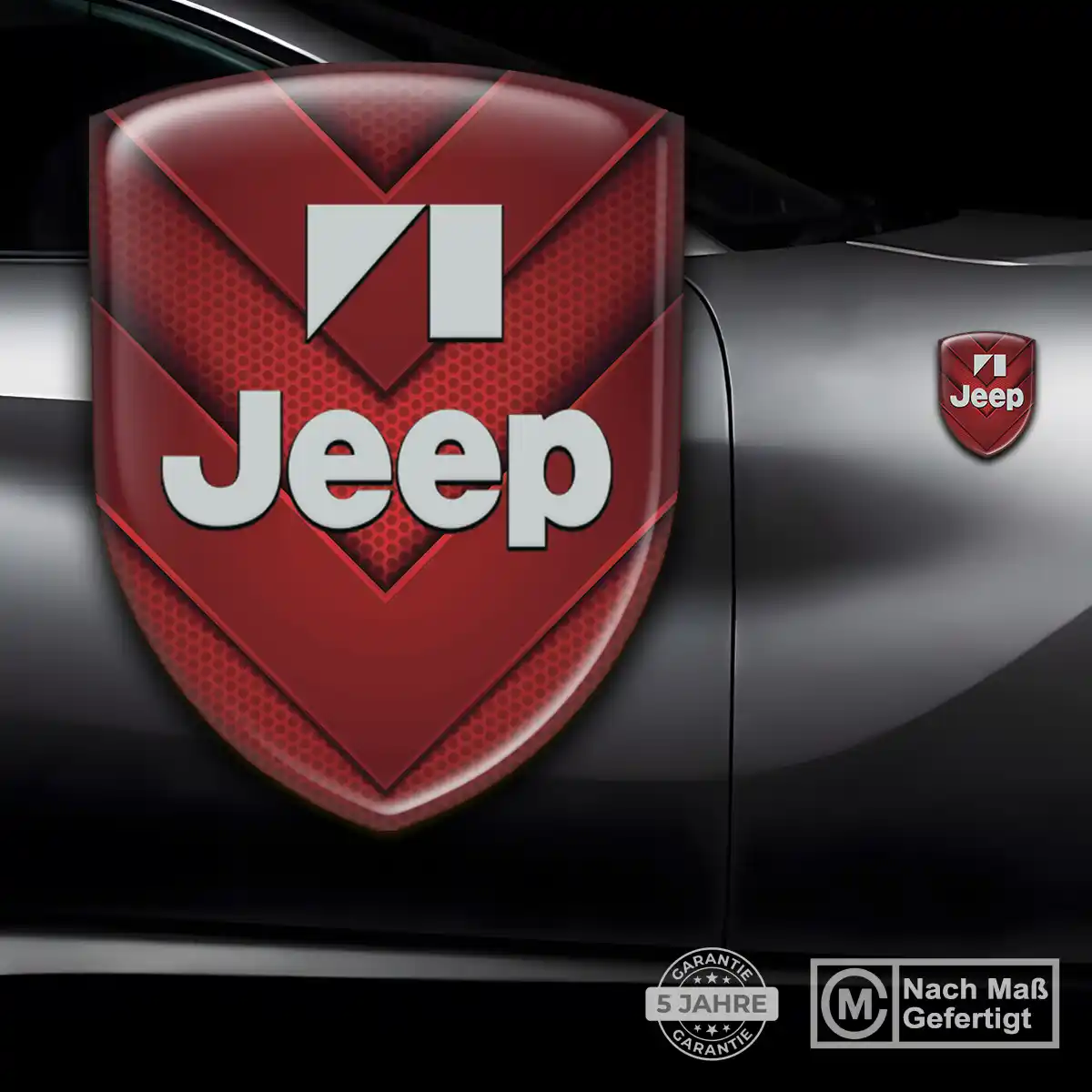 Jeep Aufkleber 3D Gel Emblem Limitierte Auflage