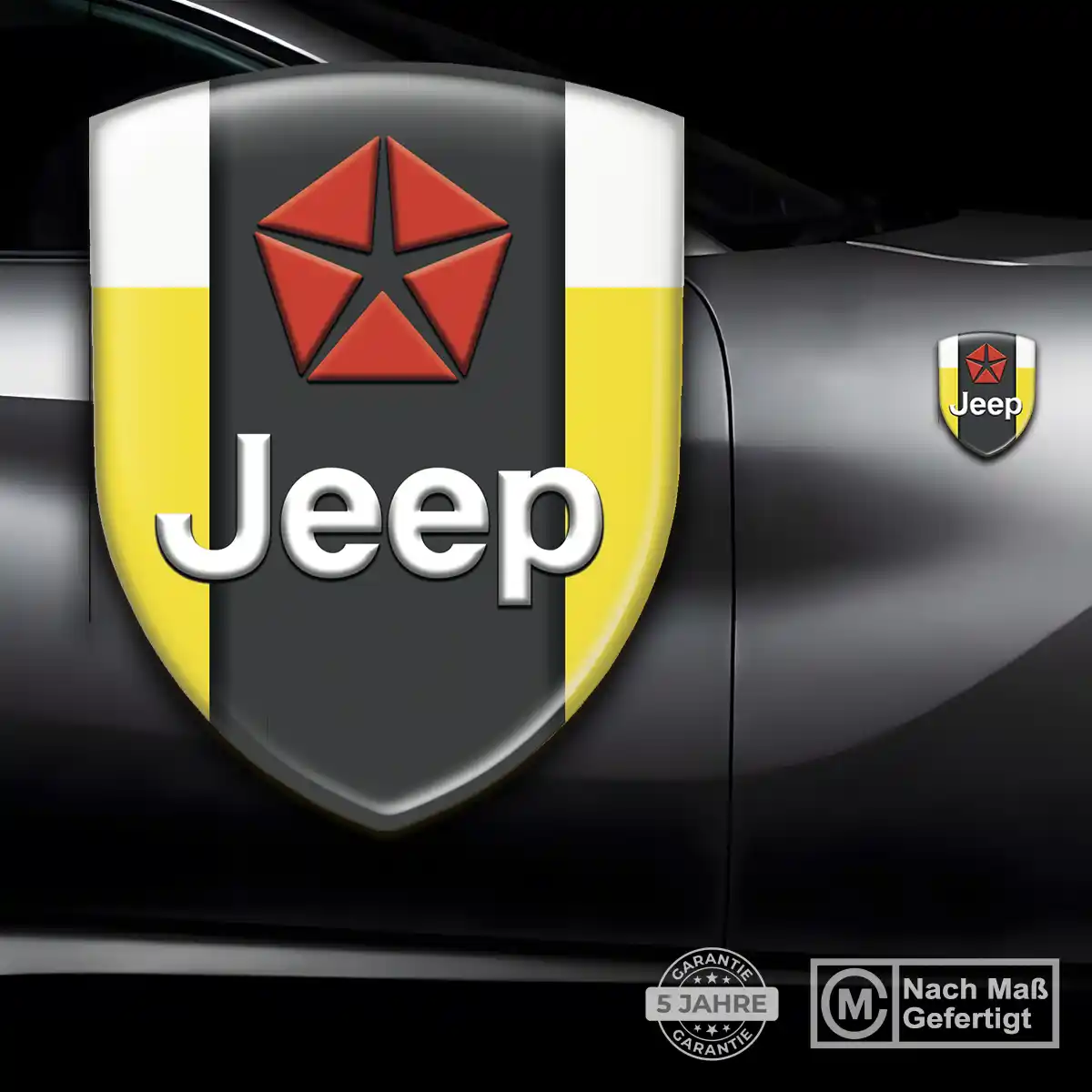 Jeep Aufkleber 3D Gel Emblem Luxus-Edition