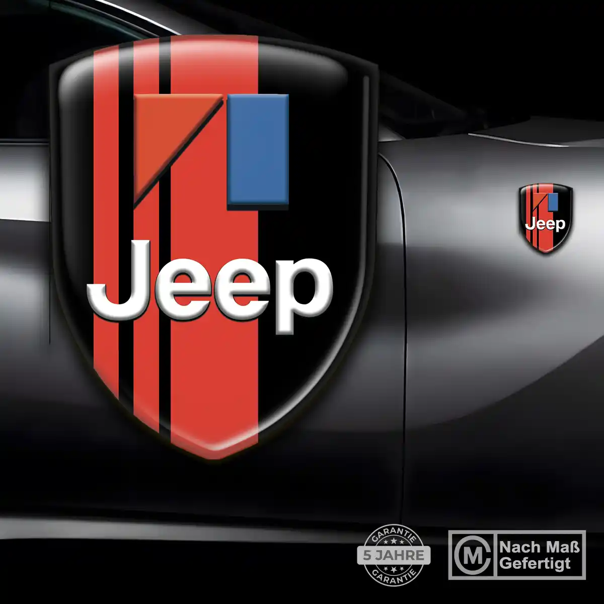 Jeep Aufkleber 3D Gel Emblem Modernes Design