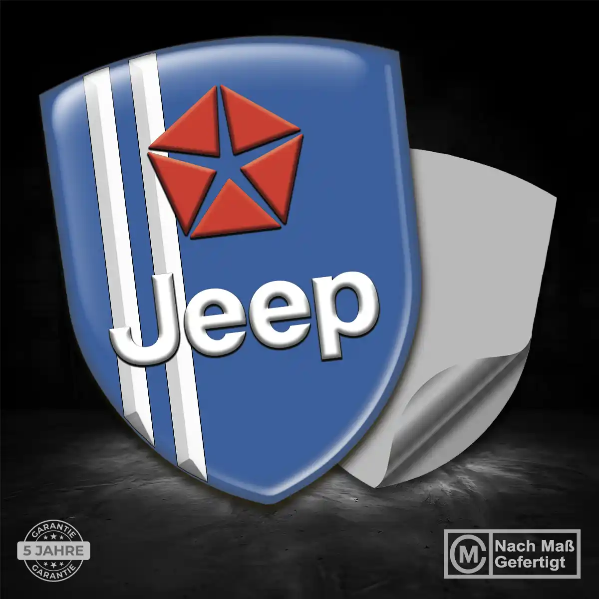 Jeep Aufkleber 3D Gel Emblem Premiumqualität